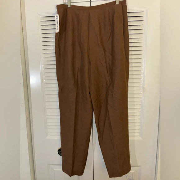 Vintage Pendleton silk linen women's pants size 16 - Picture 6 of 6
